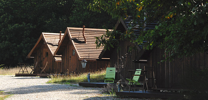 photographie des cabanes