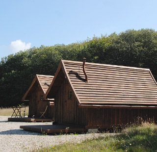 photographie des cabanes